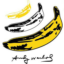 andy warhol ripe banana