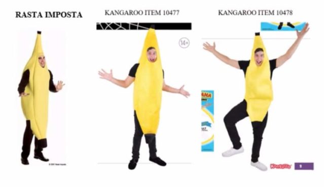 banana costume copyright infringement