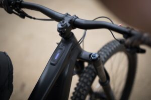 e-bike being charged