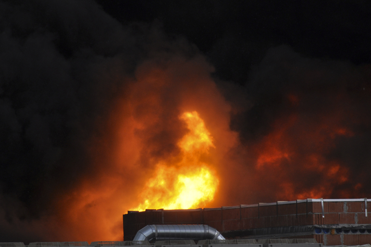 lithium ion recycling facility fire